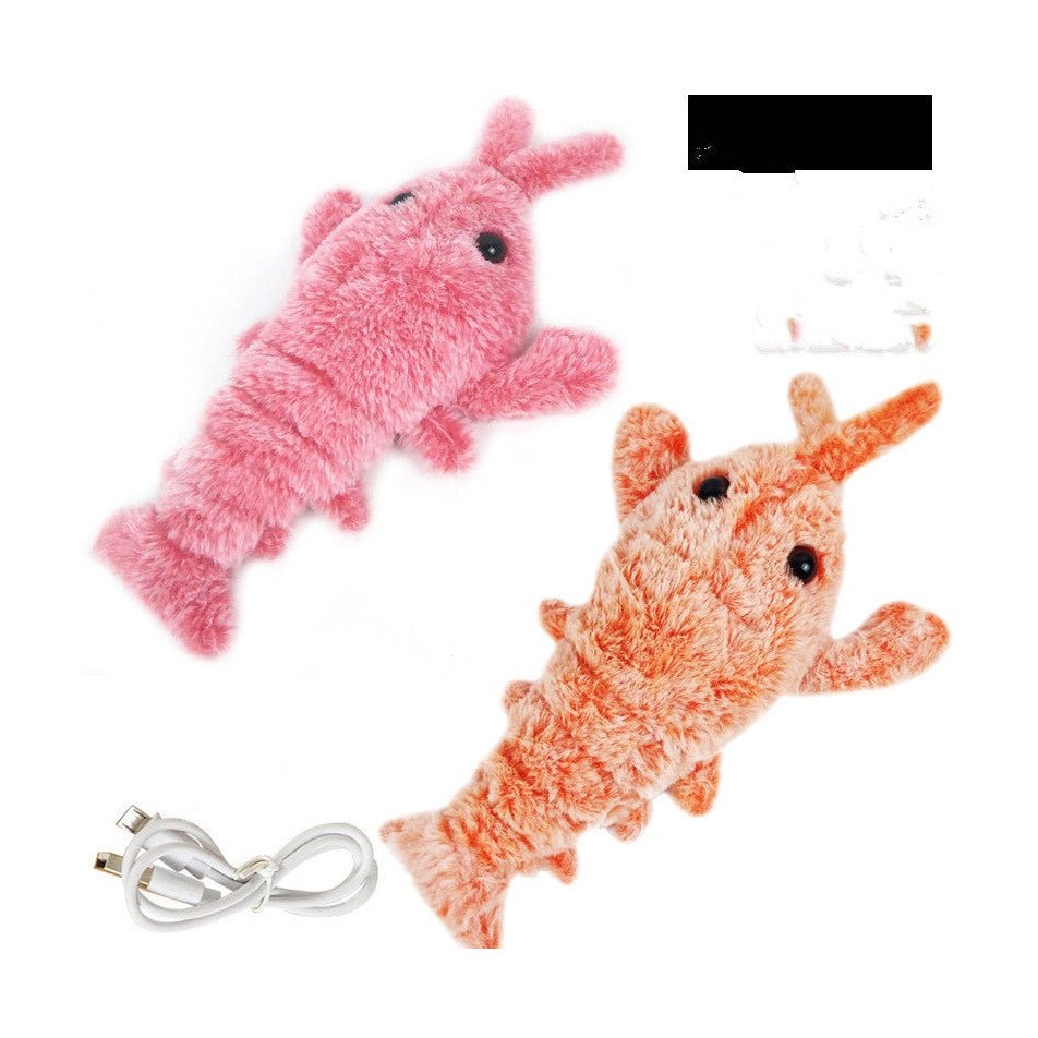 Plush Jumping Shrimp Cat Toy | Jabula & Co Pets - Jabula & Co Pets