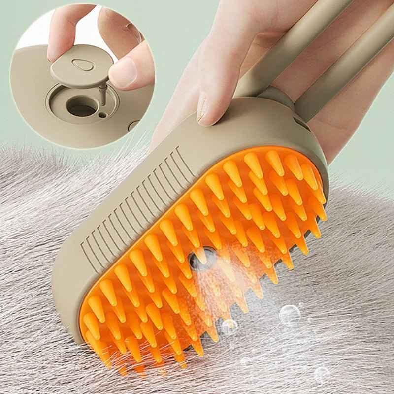 3-in-1 Electric Steam Pet Grooming Brush | Jabula & Co Pets - Jabula & Co Pets