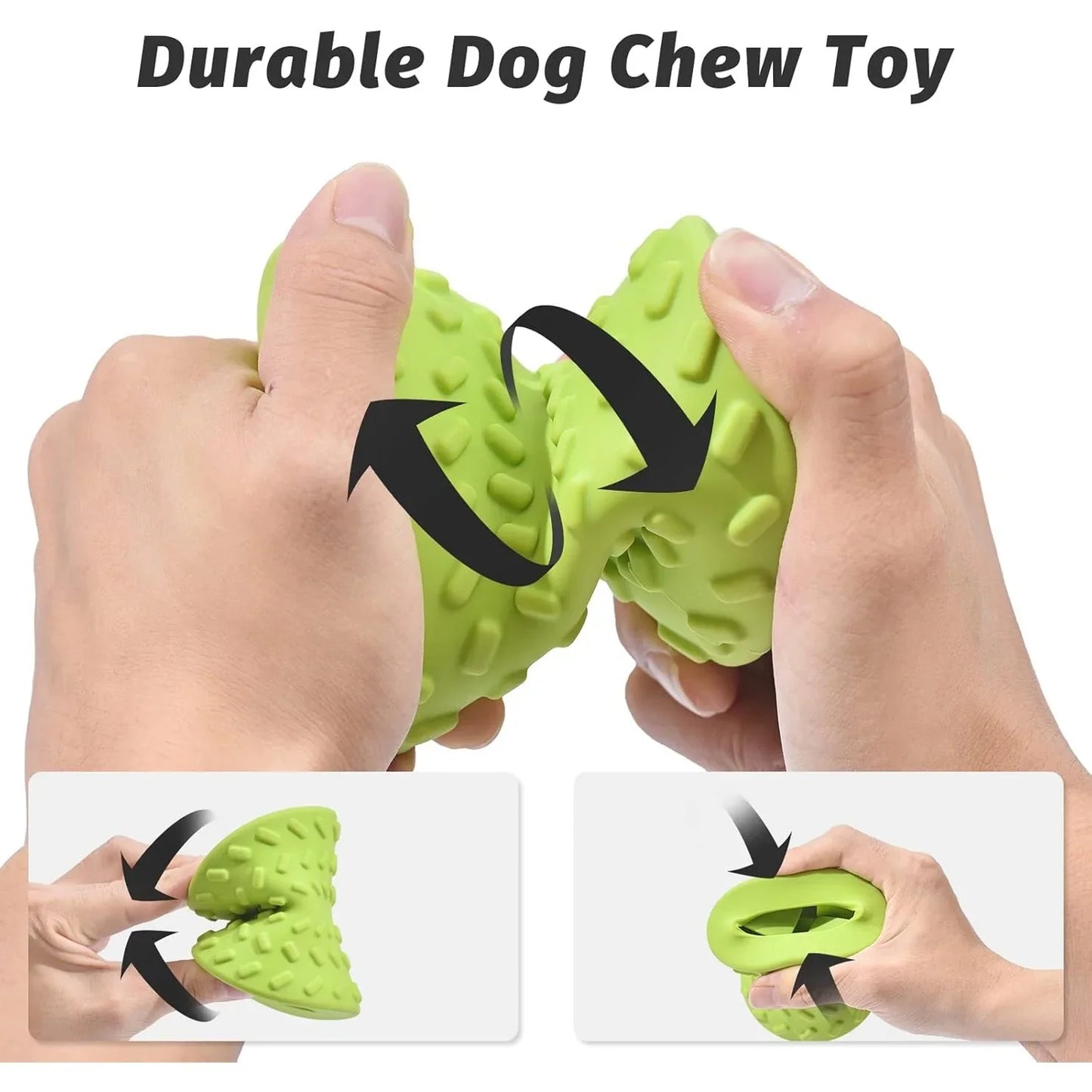 Natural Rubber Treat Dispensing Dog Bone - Jabula & Co Pets