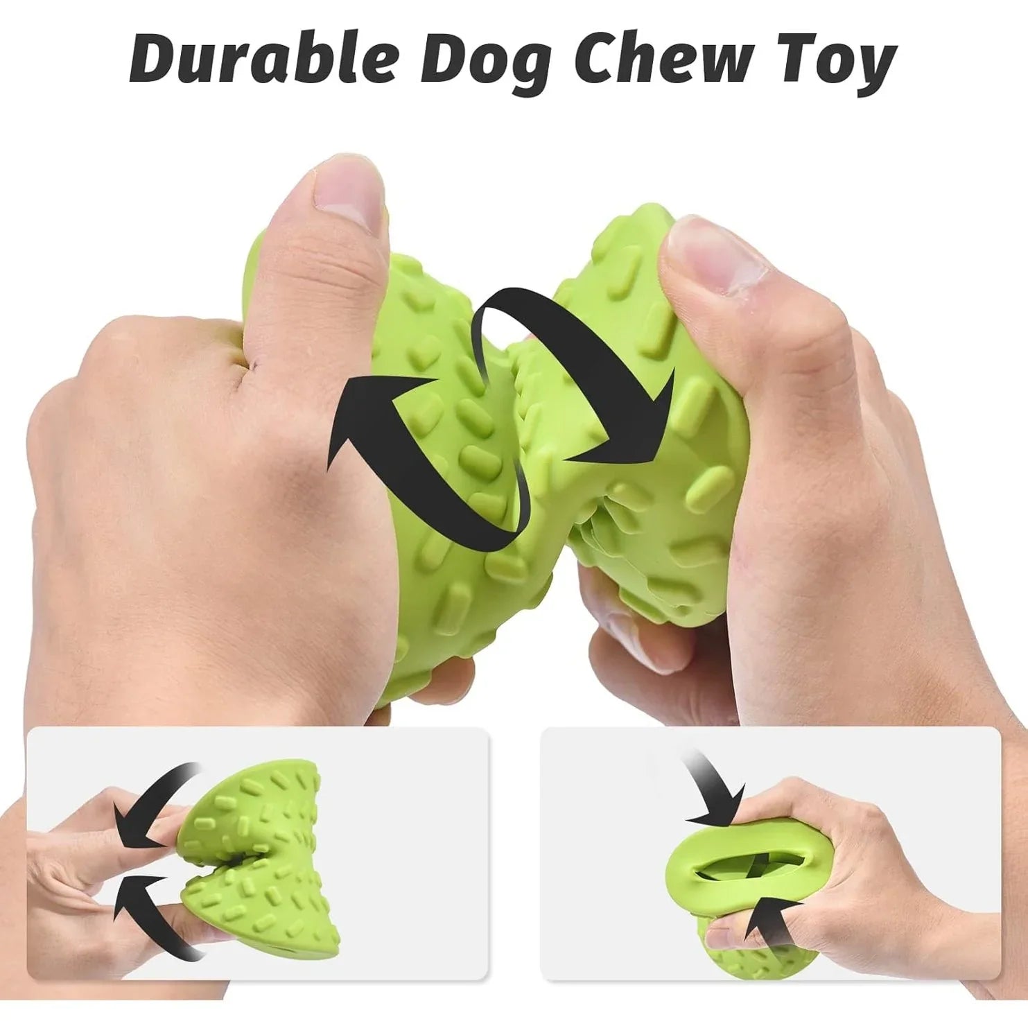 Natural Rubber Treat Dispensing Dog Bone - Jabula & Co Pets