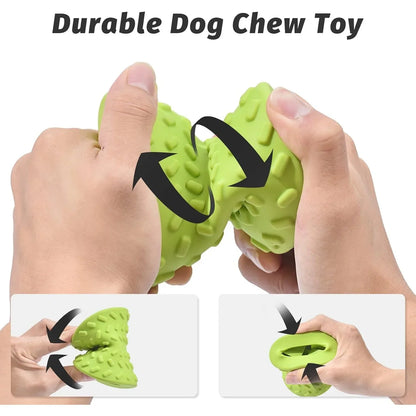 Natural Rubber Treat Dispensing Dog Bone - Jabula & Co Pets
