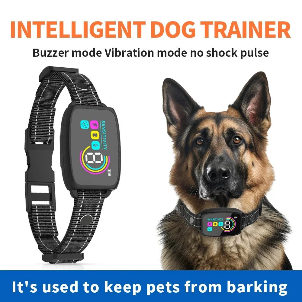 Smart Rechargeable Anti-Bark Dog Collar - Jabula & Co Pets