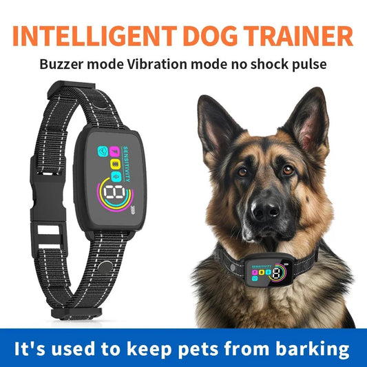 Smart Rechargeable Anti-Bark Dog Collar - Jabula & Co Pets