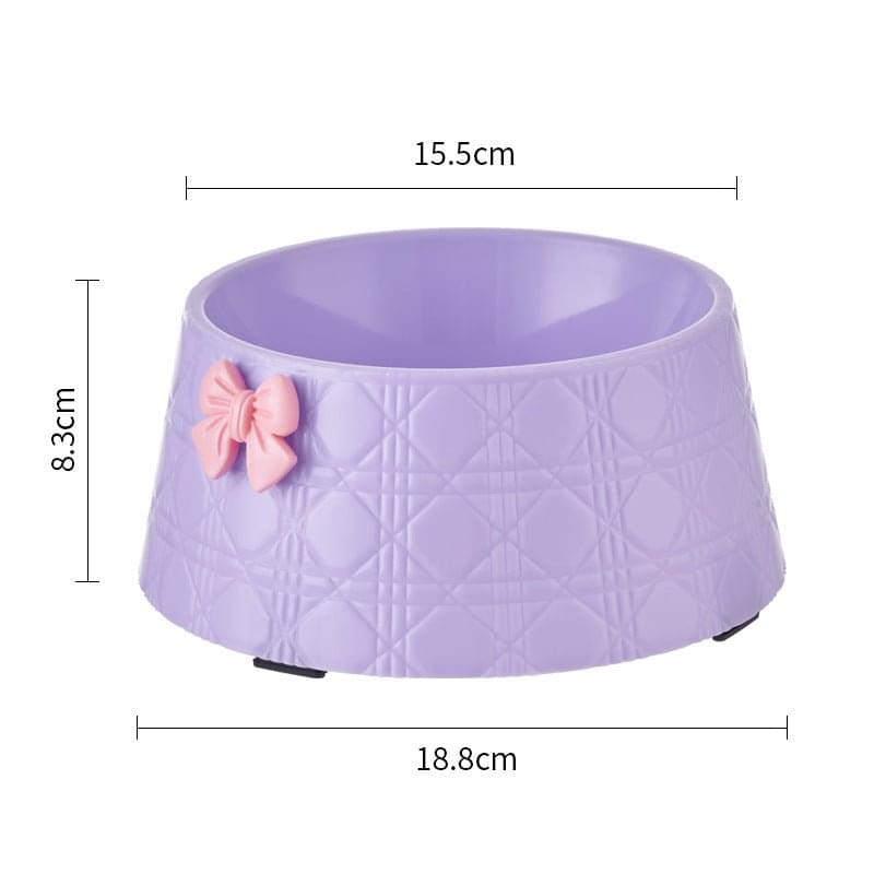 Bow Pattern Dog & Cat Food Bowl - Jabula & Co Pets