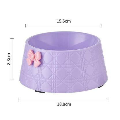 Bow Pattern Dog & Cat Food Bowl - Jabula & Co Pets