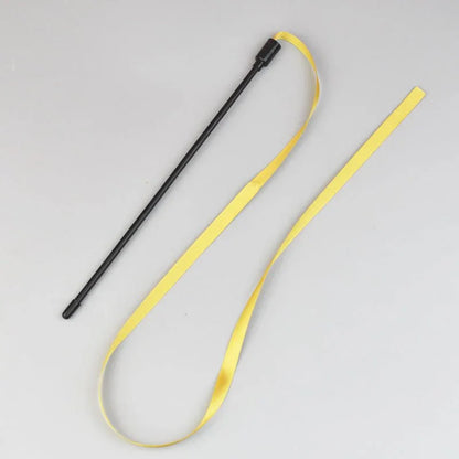 Rainbow Ribbon Wand Cat Teaser Toy - Jabula & Co Pets