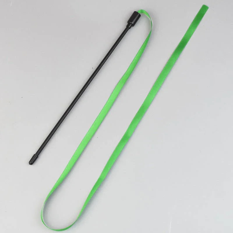 Rainbow Ribbon Wand Cat Teaser Toy - Jabula & Co Pets