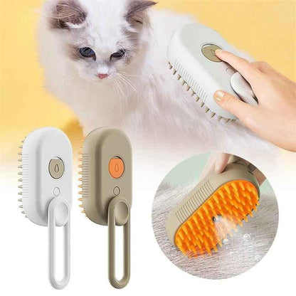 3-in-1 Electric Steam Pet Grooming Brush | Jabula & Co Pets - Jabula & Co Pets