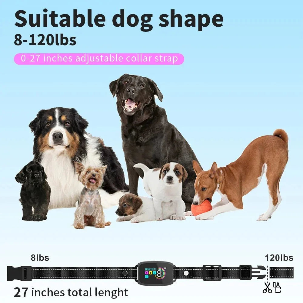 Smart Rechargeable Anti-Bark Dog Collar - Jabula & Co Pets