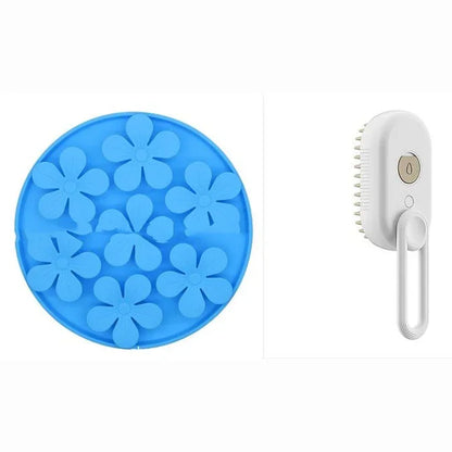 3-in-1 Electric Steam Pet Grooming Brush - Jabula & Co Pets
