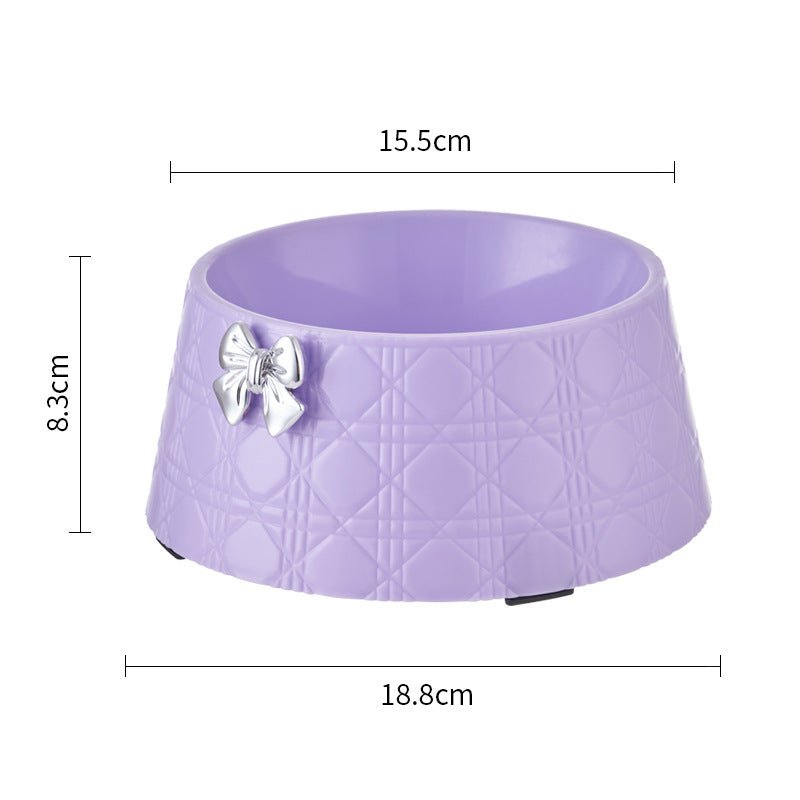 Bow Pattern Dog & Cat Food Bowl - Jabula & Co Pets