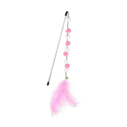 Cat Teaser Wand with Bell & Feather - Jabula & Co Pets