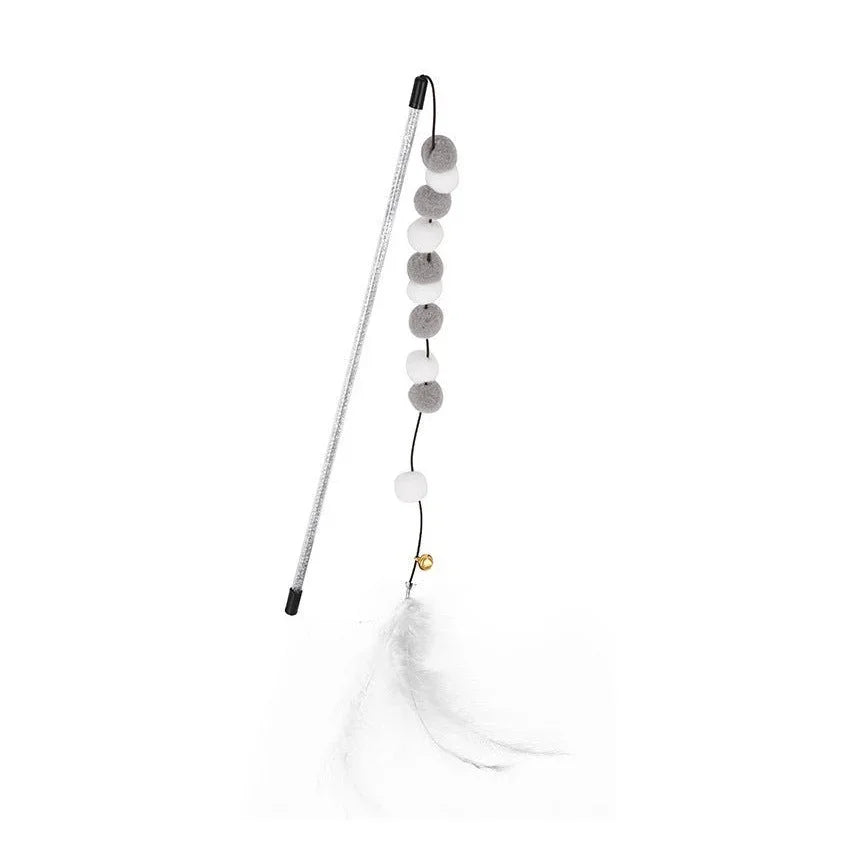 Cat Teaser Wand with Bell & Feather - Jabula & Co Pets