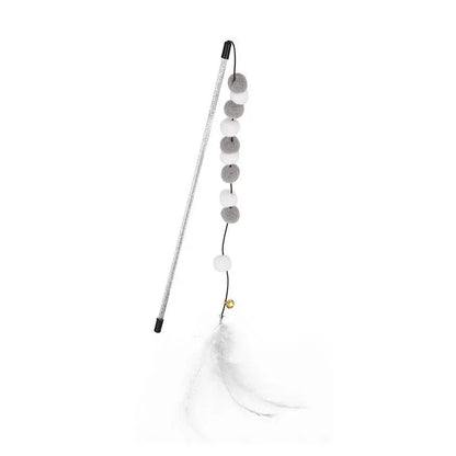 Cat Teaser Wand with Bell & Feather - Jabula & Co Pets