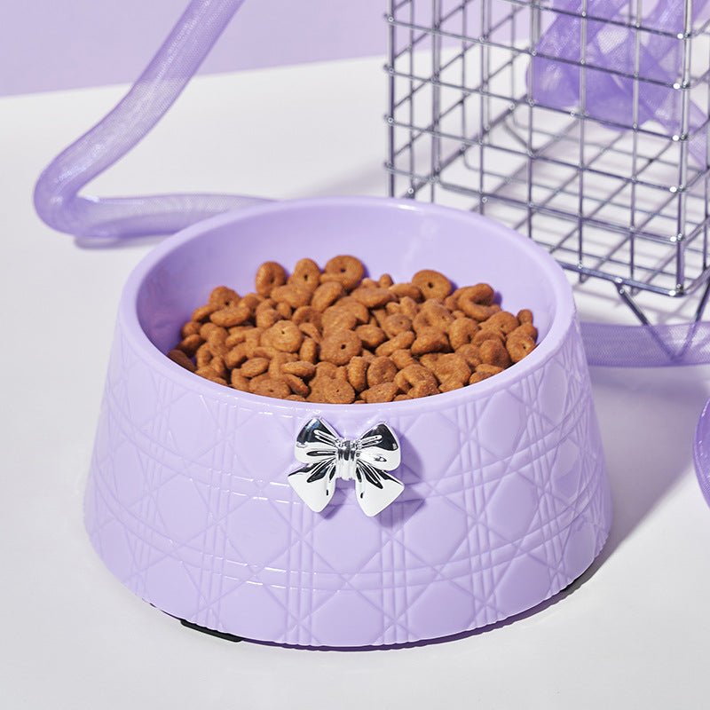 Bow Pattern Dog & Cat Food Bowl - Jabula & Co Pets