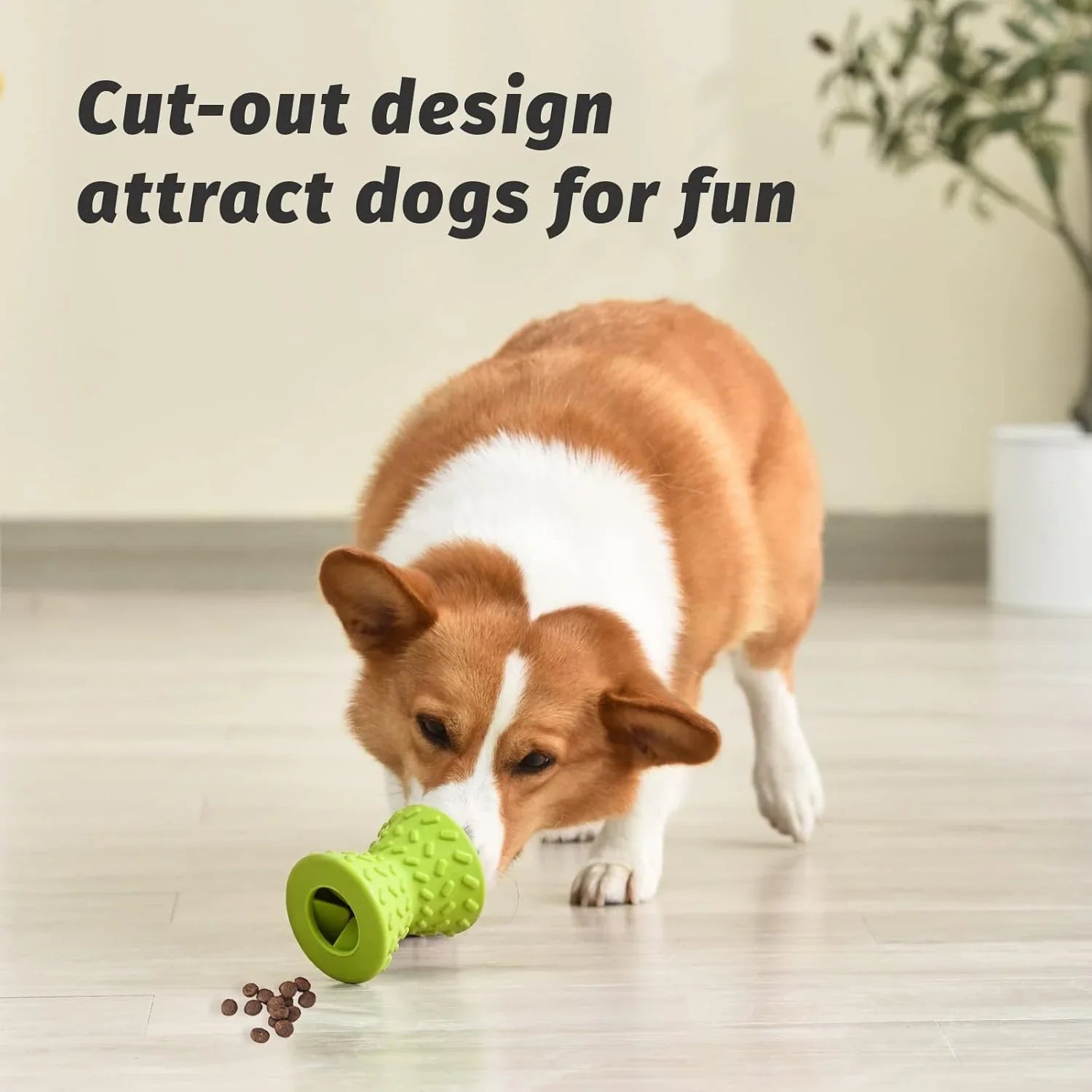 Natural Rubber Treat Dispensing Dog Bone - Jabula & Co Pets