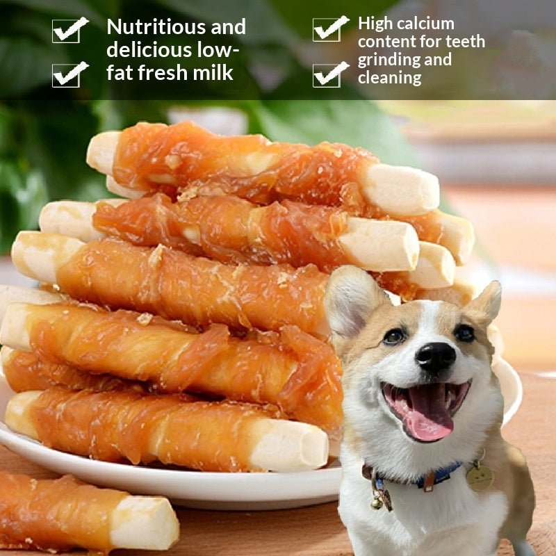 Calcium-Rich Dog Treat Milk Sticks — Teeth-Cleaning Chews - Jabula & Co Pets