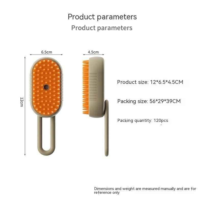 3-in-1 Electric Steam Pet Grooming Brush | Jabula & Co Pets - Jabula & Co Pets