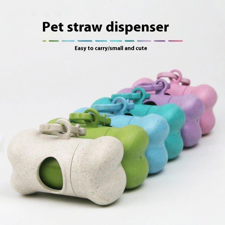 Eco Bone-Shaped Poop Bag Dispenser - Jabula & Co Pets