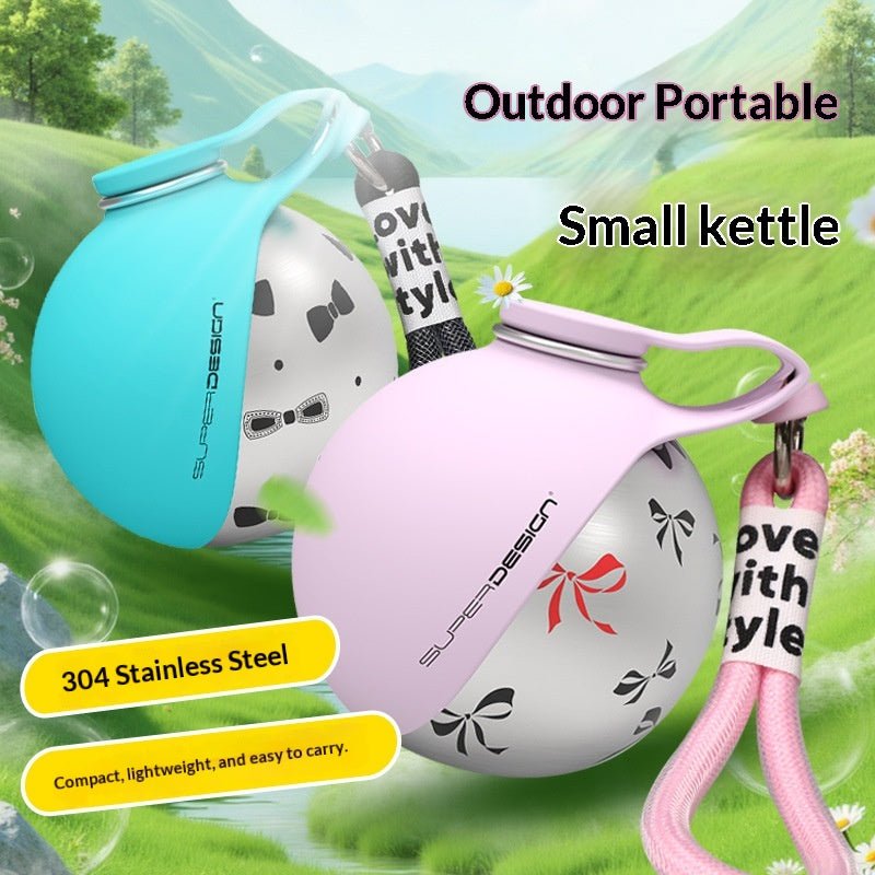 Portable Stainless Steel Pet Water Cup - Jabula & Co Pets