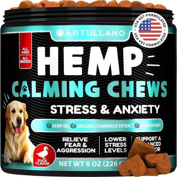 Hemp Calming Chews for Dogs — Anxiety Relief Treats - Jabula & Co Pets