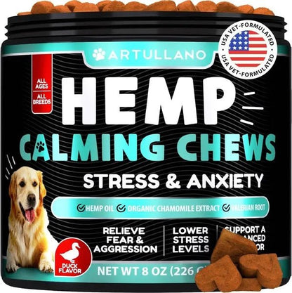 Hemp Calming Chews for Dogs — Anxiety Relief Treats - Jabula & Co Pets