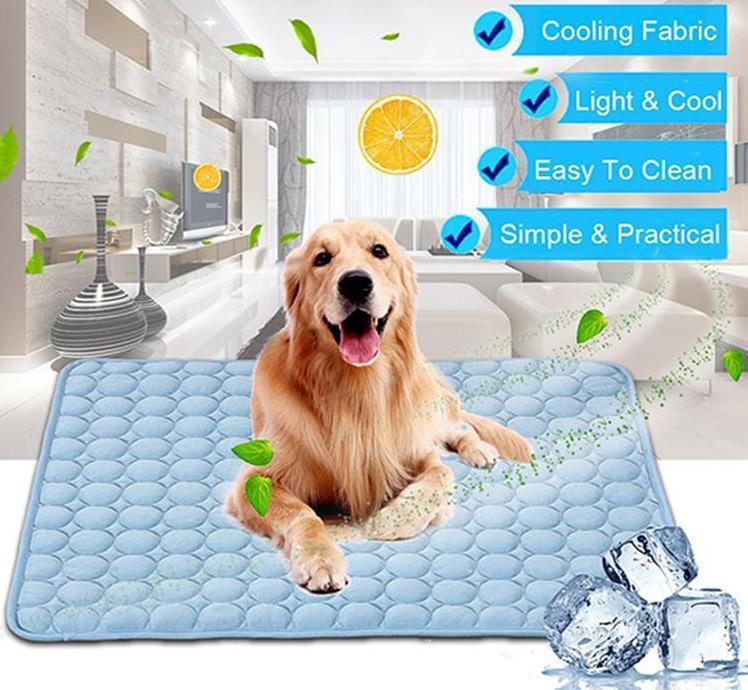 Ice Silk Pet Cooling Mat | Jabula & Co Pets - Jabula & Co Pets