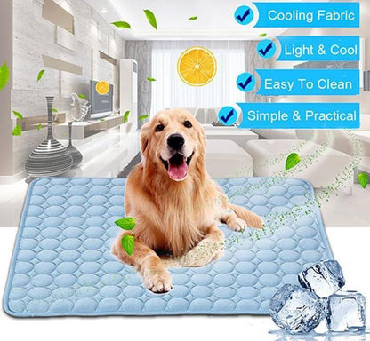 Ice Silk Pet Cooling Mat | Jabula & Co Pets - Jabula & Co Pets