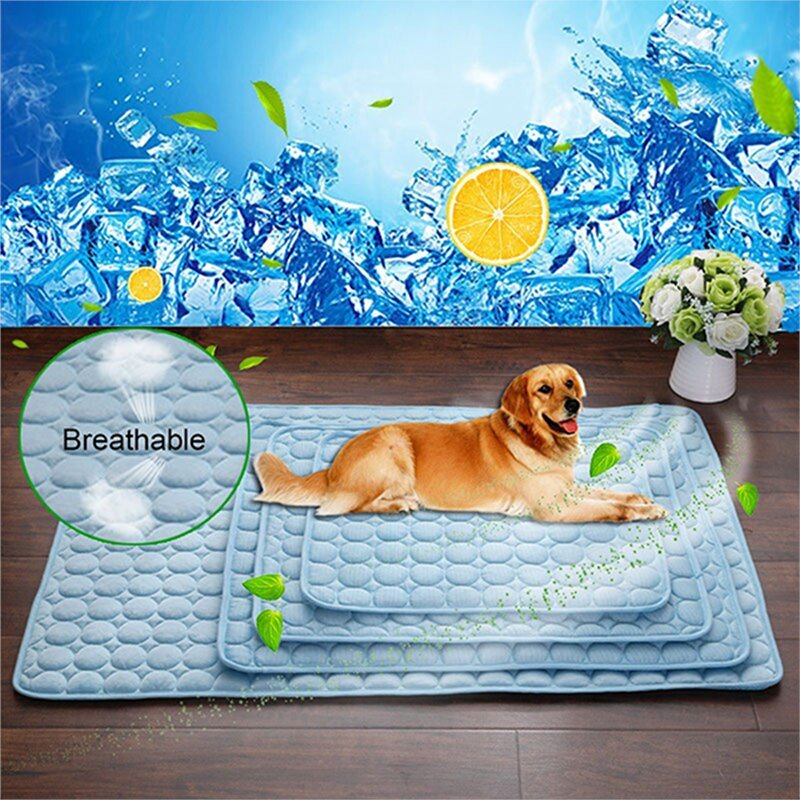 Ice Silk Pet Cooling Mat | Jabula & Co Pets - Jabula & Co Pets
