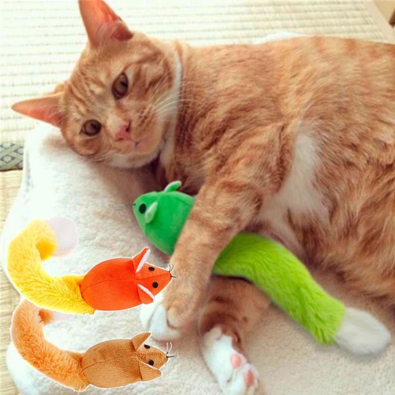 Long Tail Mouse Cat Teaser Toys | Jabula & Co Pets - Jabula & Co Pets