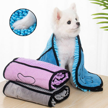Microfibre Pet Bathrobe & Bath Towel | Jabula & Co Pets - Jabula & Co Pets