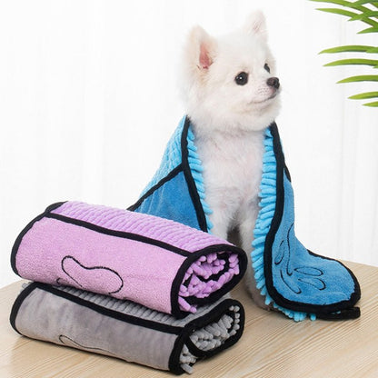 Microfibre Pet Bathrobe & Bath Towel | Jabula & Co Pets - Jabula & Co Pets