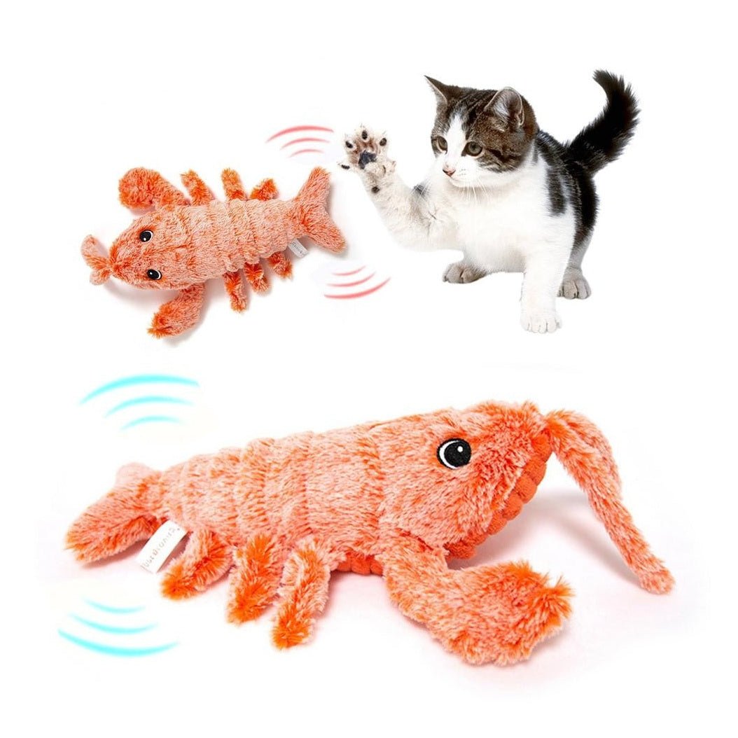 Plush Jumping Shrimp Cat Toy | Jabula & Co Pets - Jabula & Co Pets