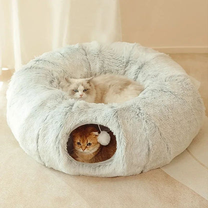 Plush Winter Cat & Dog Bed with Cushion - Jabula & Co Pets