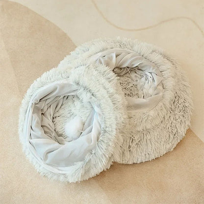 Plush Winter Cat & Dog Bed with Cushion - Jabula & Co Pets