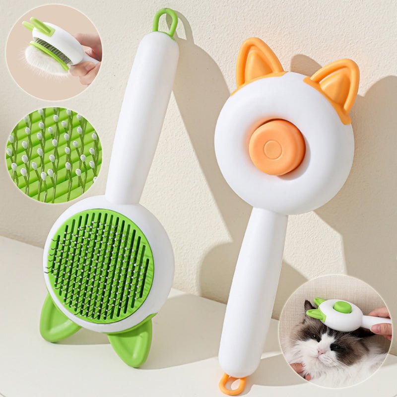 Self-Cleaning Pet Grooming Brush & Dematting Comb | Jabula & Co Pets - Jabula & Co Pets