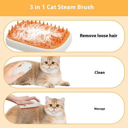 Steam Spray Massage Grooming Comb for Cats | Jabula & Co Pets - Jabula & Co Pets