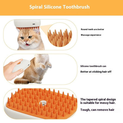 Steam Spray Massage Grooming Comb for Cats | Jabula & Co Pets - Jabula & Co Pets