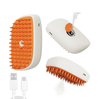 Steam Spray Massage Grooming Comb for Cats | Jabula & Co Pets - Jabula & Co Pets
