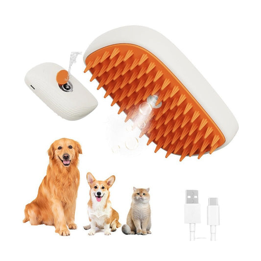 Steam Spray Massage Grooming Comb for Cats | Jabula & Co Pets - Jabula & Co Pets