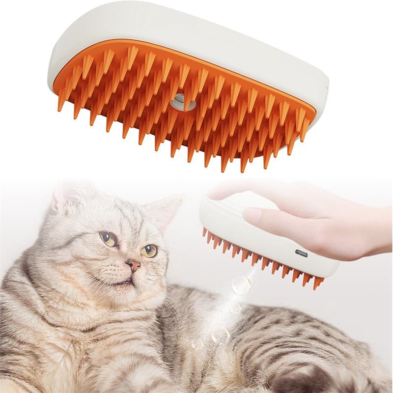 Steam Spray Massage Grooming Comb for Cats | Jabula & Co Pets - Jabula & Co Pets