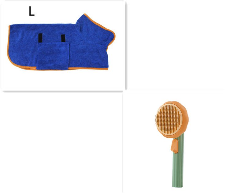 Steel Pin Pet Grooming Brush with Self-Cleaning Feature | Jabula & Co Pets - Jabula & Co Pets