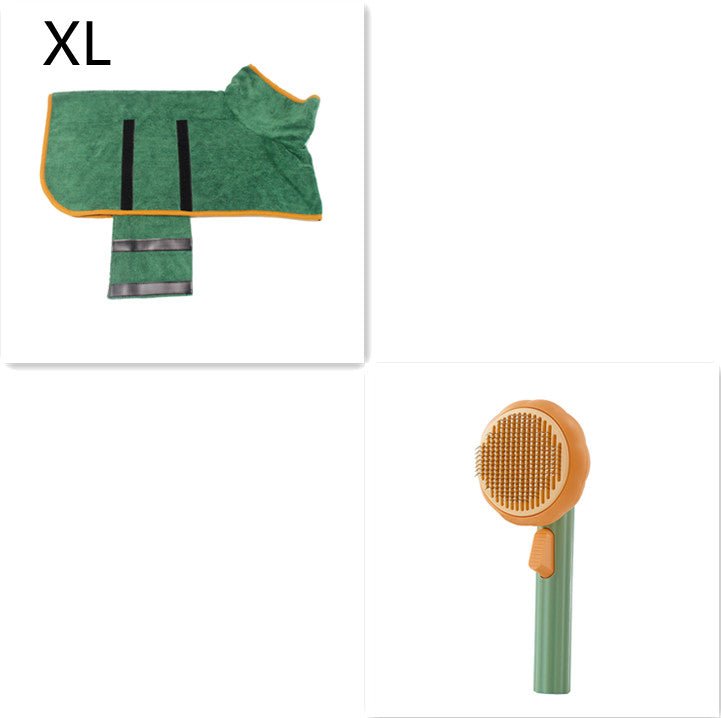 Steel Pin Pet Grooming Brush with Self-Cleaning Feature | Jabula & Co Pets - Jabula & Co Pets