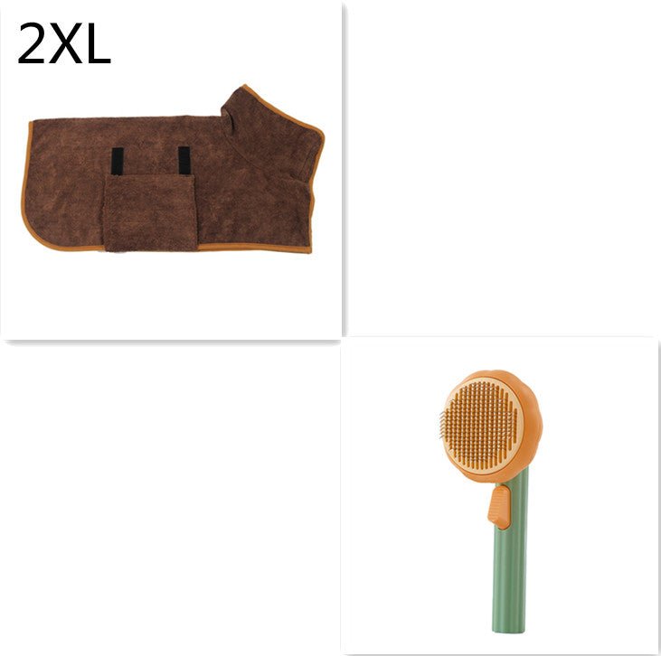 Steel Pin Pet Grooming Brush with Self-Cleaning Feature | Jabula & Co Pets - Jabula & Co Pets