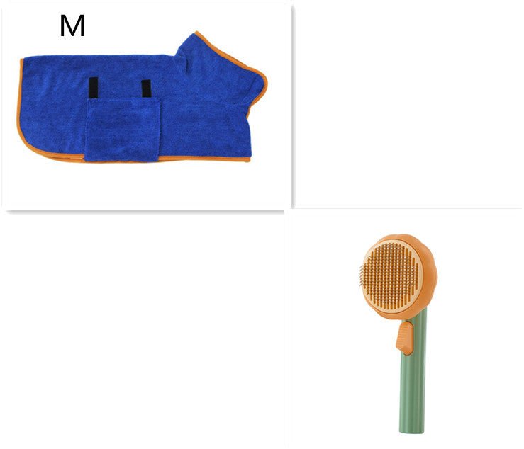 Steel Pin Pet Grooming Brush with Self-Cleaning Feature | Jabula & Co Pets - Jabula & Co Pets