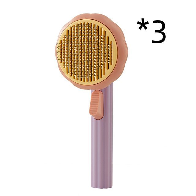 Steel Pin Pet Grooming Brush with Self-Cleaning Feature | Jabula & Co Pets - Jabula & Co Pets
