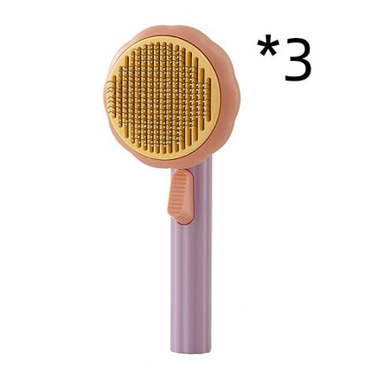 Steel Pin Pet Grooming Brush with Self-Cleaning Feature | Jabula & Co Pets - Jabula & Co Pets
